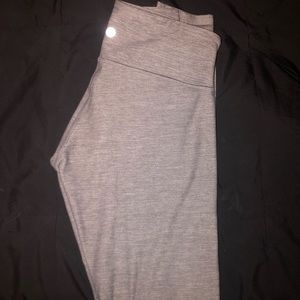 Light grey lululemon full length leggings